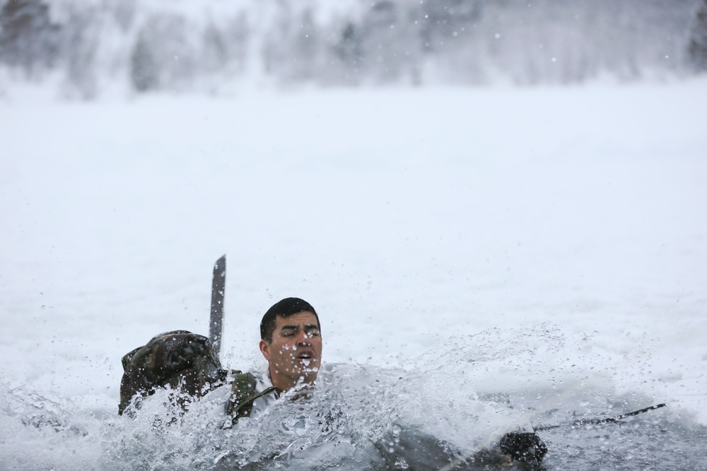 BSRF Marines take a dip in the Arctic Circle