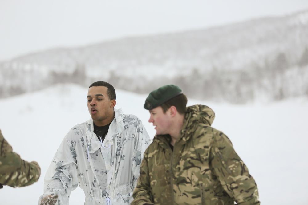 BSRF Marines take a dip in the Arctic Circle