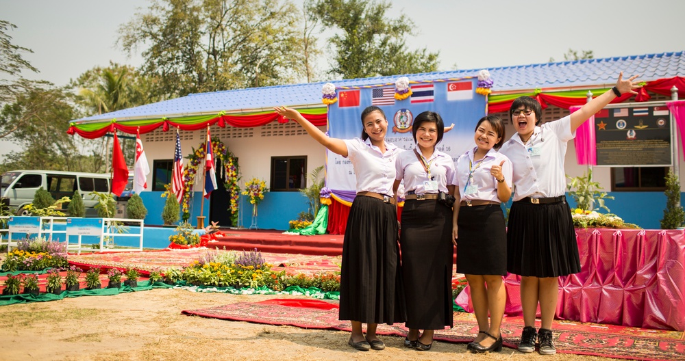 Cobra Gold 2016 Participants Attend the Wat Ban Mak Dedication Ceremony