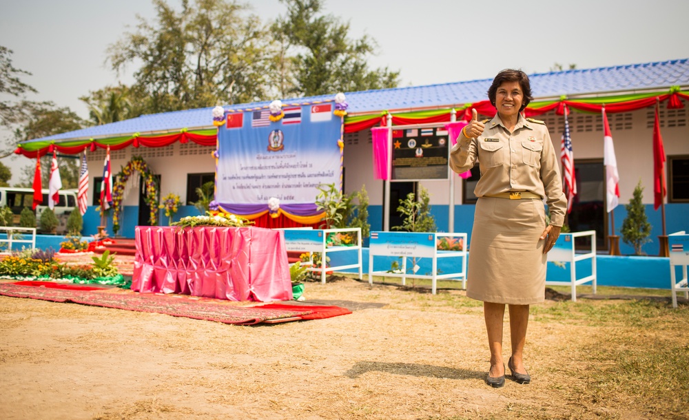 Cobra Gold 2016 Participants Attend the Wat Ban Mak Dedication Ceremony