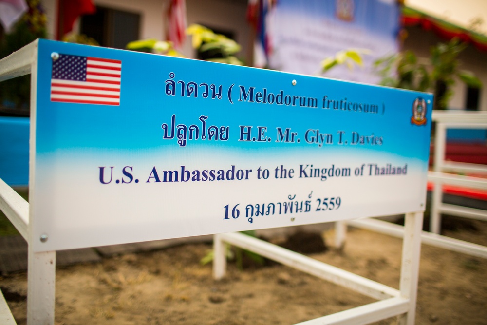 Cobra Gold 2016 Participants Attend the Wat Ban Mak Dedication Ceremony