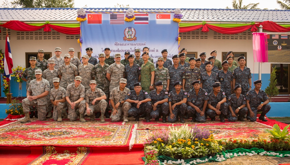 Cobra Gold 2016 Participants Attend the Wat Ban Mak Dedication Ceremony