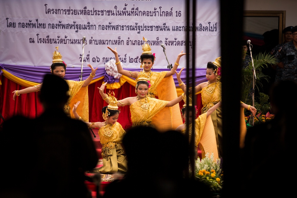 Cobra Gold 2016 Participants Attend the Wat Ban Mak Dedication Ceremony