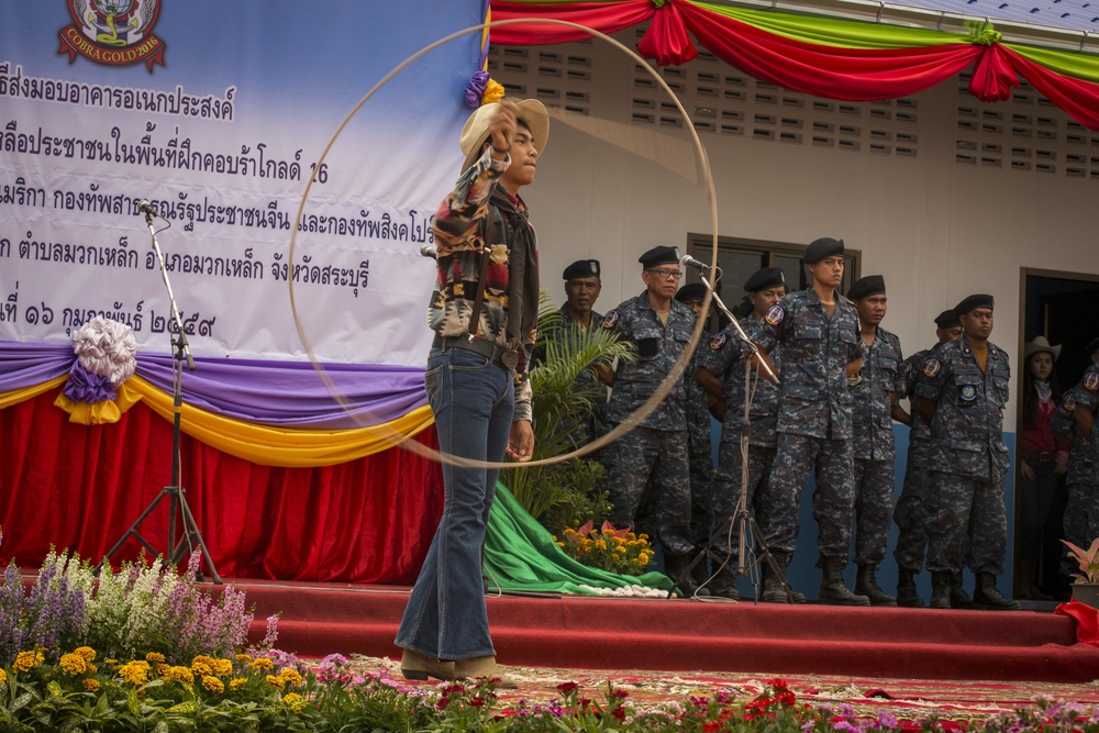 Cobra Gold 2016 Participants Attend the Wat Ban Mak Dedication Ceremony