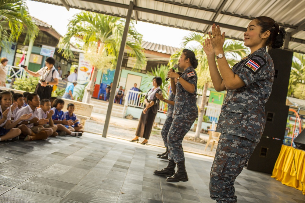 Cobra Gold 2016 Participants Attend the Wat Ban Mak Dedication Ceremony