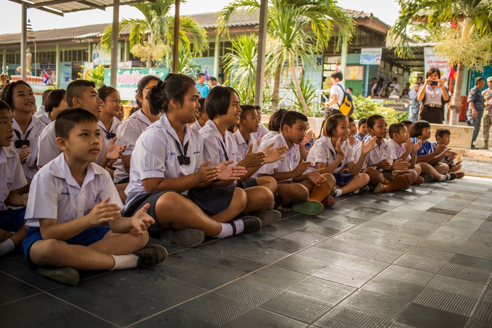 Cobra Gold 2016 Participants Attend the Wat Ban Mak Dedication Ceremony