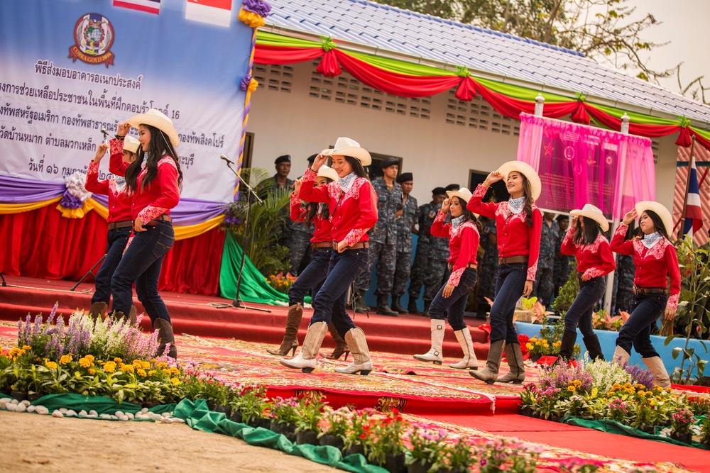 Cobra Gold 2016 Participants Attend the Wat Ban Mak Dedication Ceremony