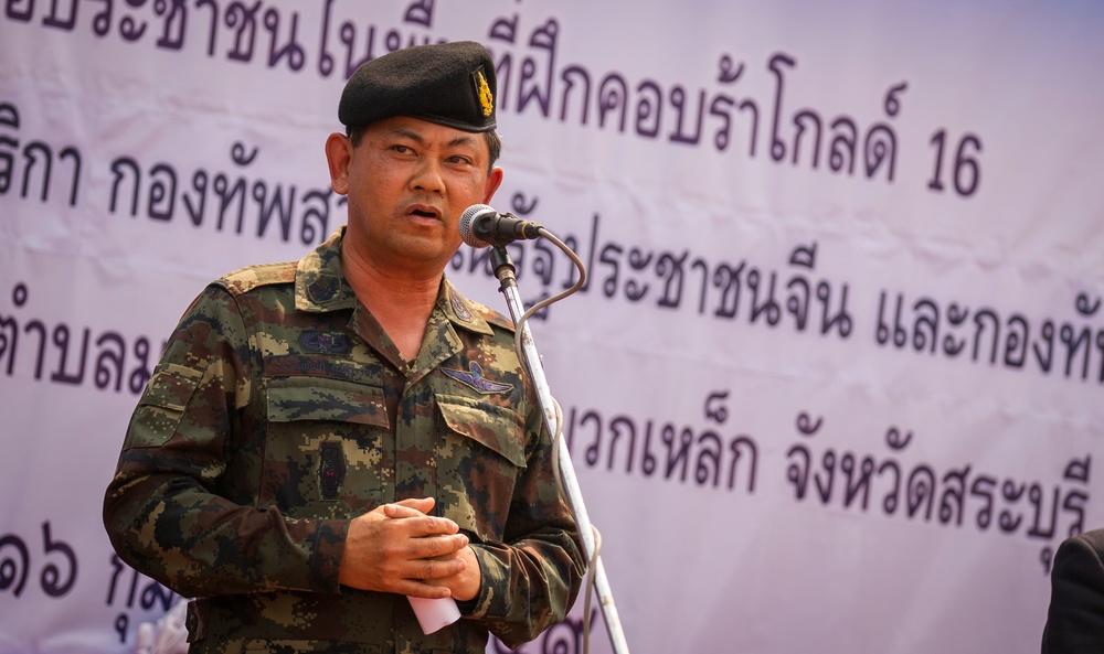 Cobra Gold 2016 Participants Attend the Wat Ban Mak Dedication Ceremony