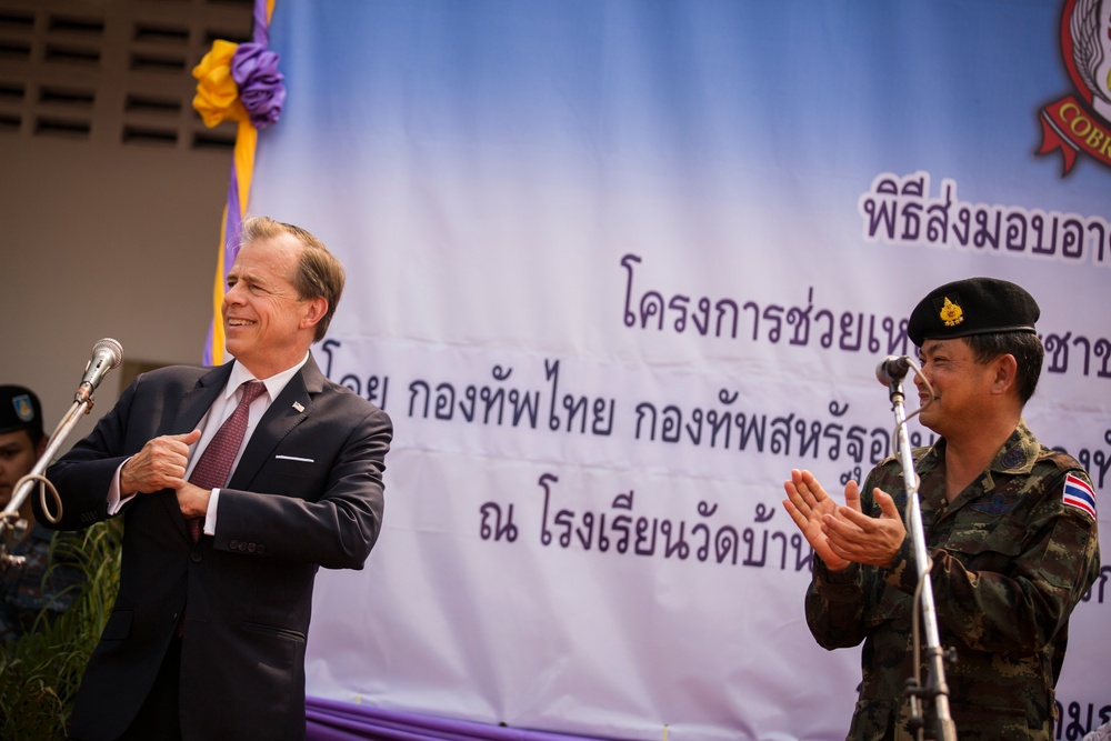 Cobra Gold 2016 Participants Attend the Wat Ban Mak Dedication Ceremony