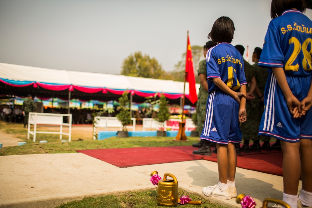 Cobra Gold 2016 Participants Attend the Wat Ban Mak Dedication Ceremony