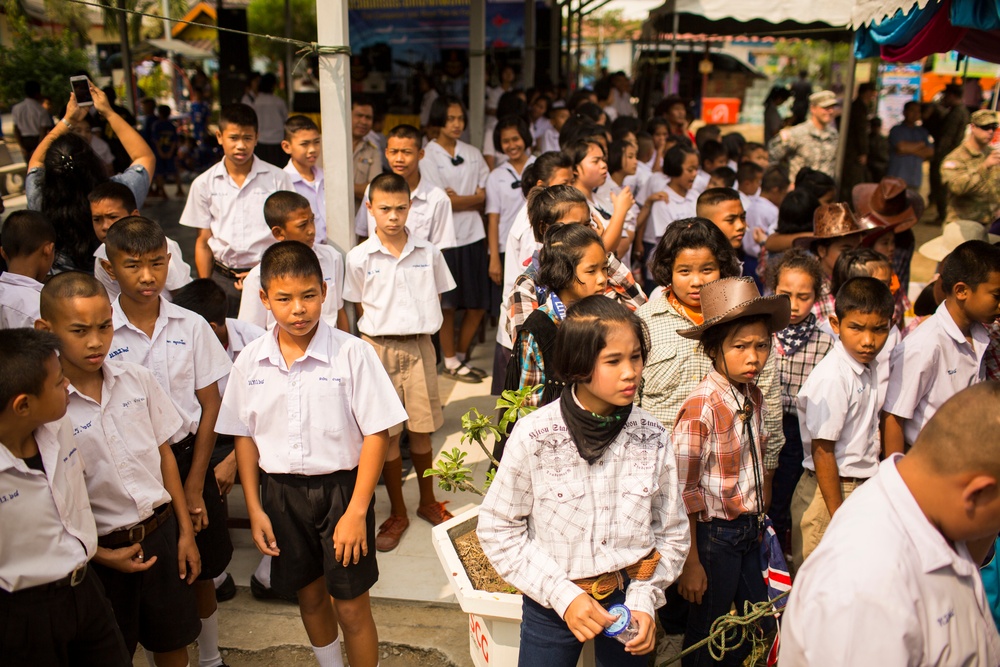 Cobra Gold 2016 Participants Attend the Wat Ban Mak Dedication Ceremony