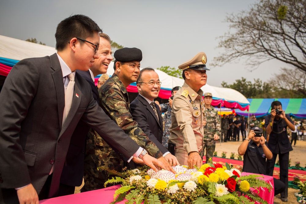 Cobra Gold 2016 Participants Attend the Wat Ban Mak Dedication Ceremony