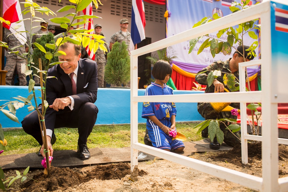 Cobra Gold 2016 Participants Attend the Wat Ban Mak Dedication Ceremony