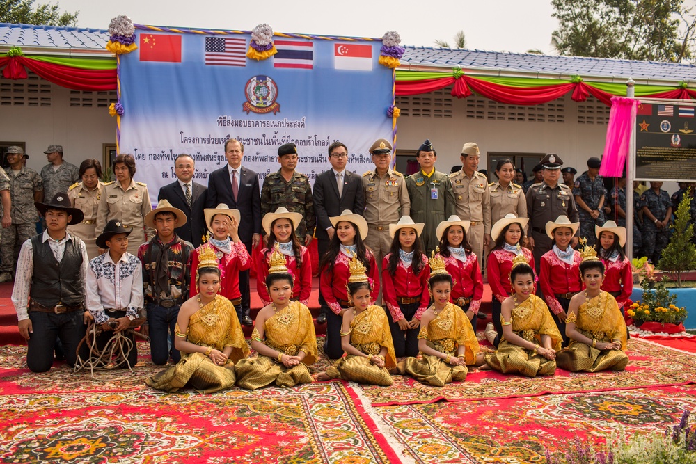 Cobra Gold 2016 Participants Attend the Wat Ban Mak Dedication Ceremony