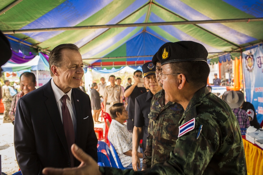 Cobra Gold 2016 Participants Attend the Wat Ban Mak Dedication Ceremony