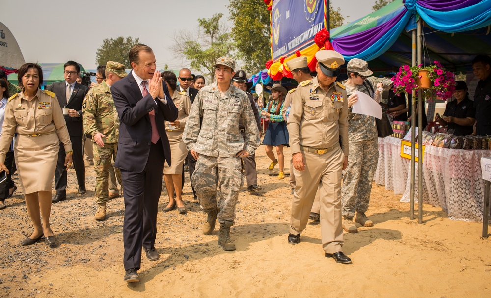 Cobra Gold 2016 Participants Attend the Wat Ban Mak Dedication Ceremony