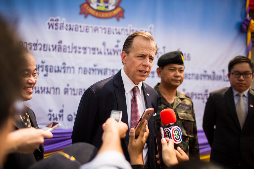 Cobra Gold 2016 Participants Attend the Wat Ban Mak Dedication Ceremony