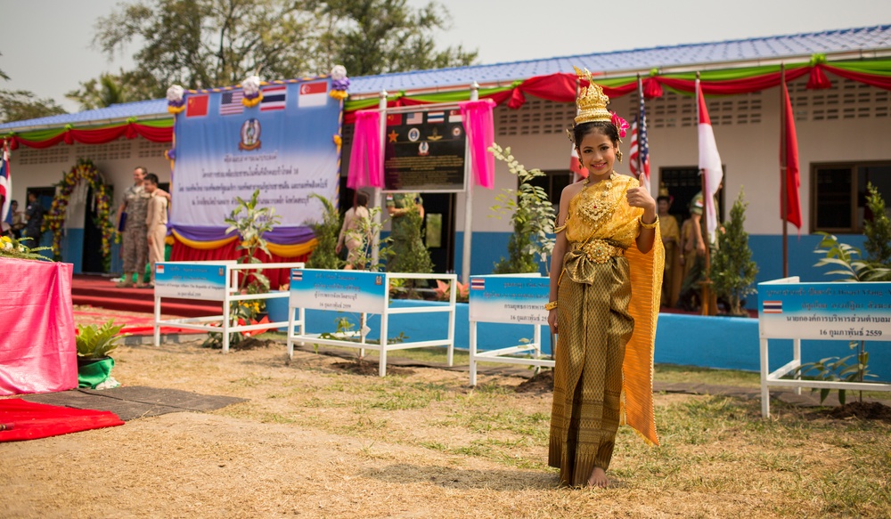 Cobra Gold 2016 Participants Attend the Wat Ban Mak Dedication Ceremony