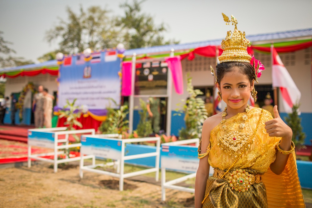 Cobra Gold 2016 Participants Attend the Wat Ban Mak Dedication Ceremony