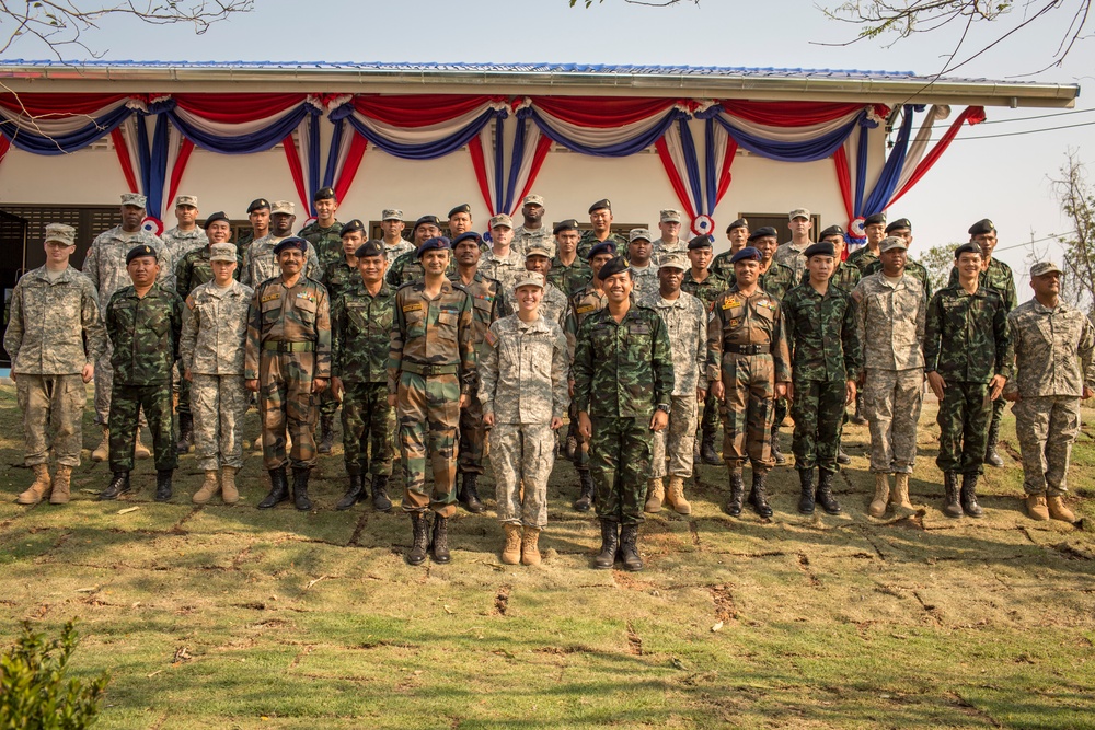 Cobra Gold 2016 Participants Attend the Ban Raj Bum Roong Dedication Ceremony