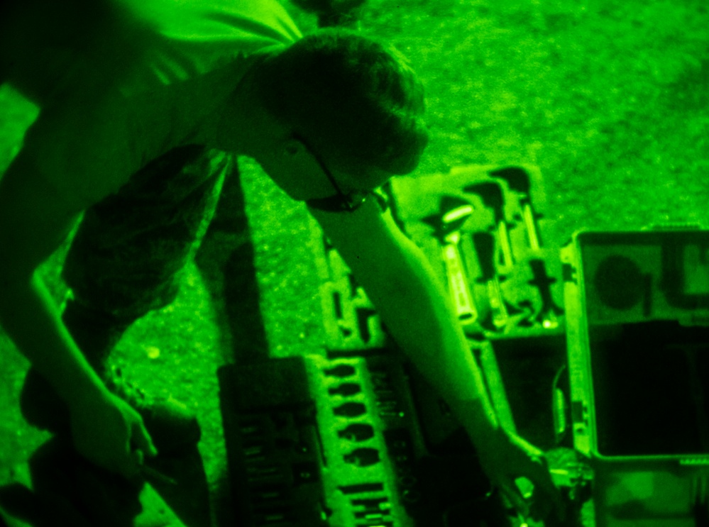 Joint Base Charleston maintainers work through the night