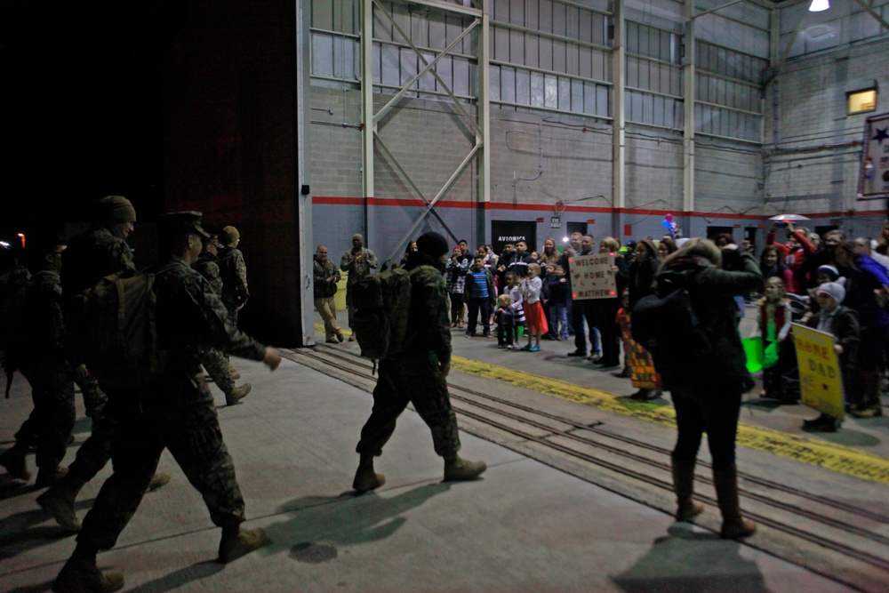 VMM-261 returns after SPMAGTF deployment