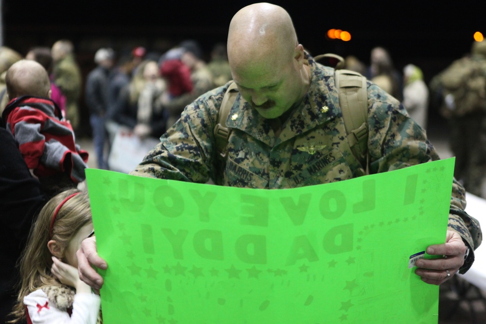 VMM-261 returns after SPMAGTF deployment