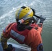 Petty Officer 3rd Class Robert Santoyo deploys into the San Francisco Bay
