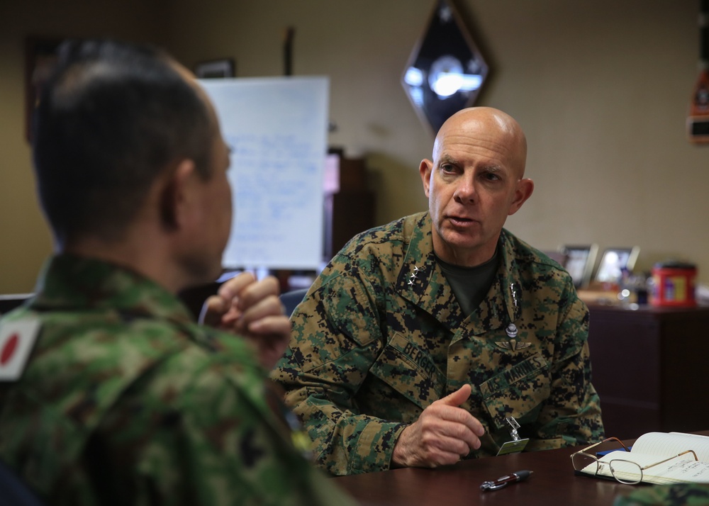 DVIDS - Images - Lt. Gen. Berger Meets with Maj. Gen. Shinichi Aoki ...