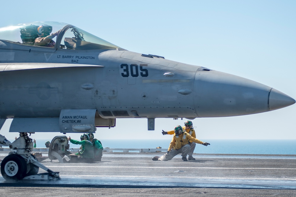 USS Harry S. Truman flight deck operations