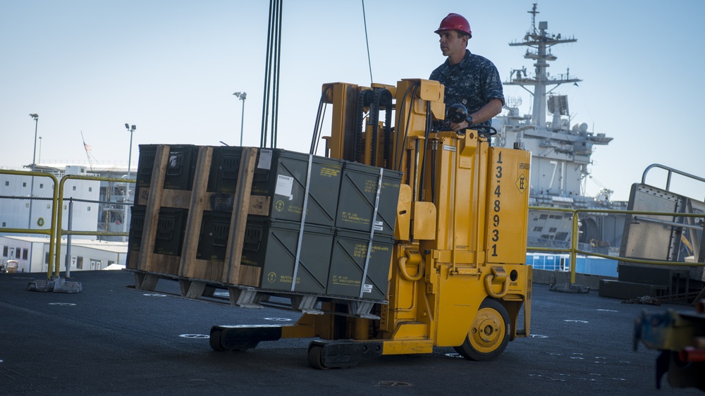 USS Carl Vinson action
