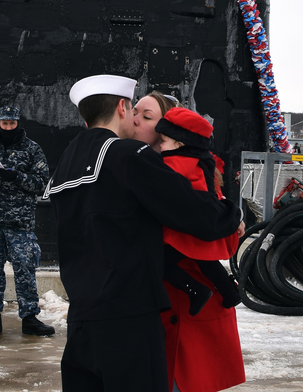 USS Missouri’s homecoming ceremony