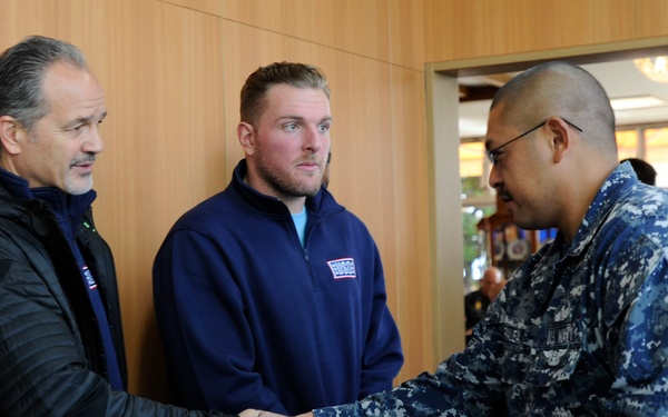 Indianapolis Colts players and coach visit FLEACT Yokosuka