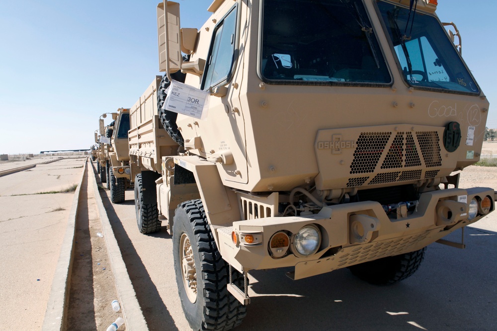 Task Force Al Asad transfers tactical vehicles to Iraqi army