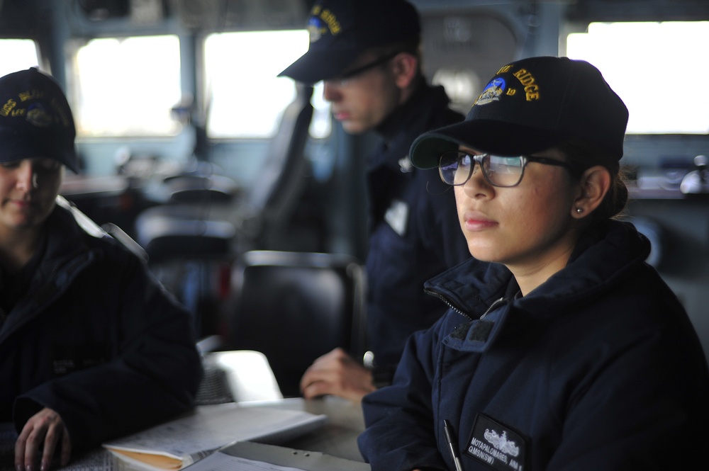 USS Blue Ridge operations