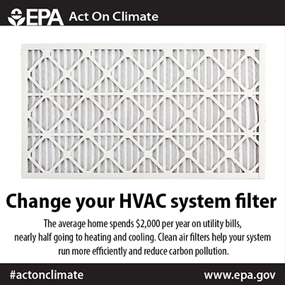 Change your HVAC filter