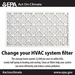 Change your HVAC filter
