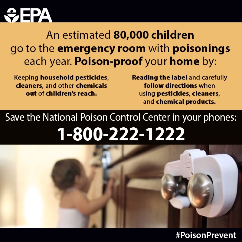 Protect your children from household poisonings