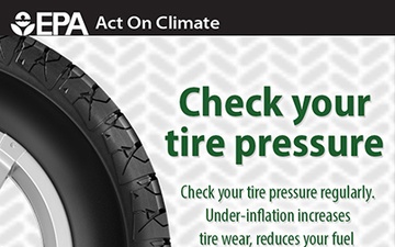 Check your tire pressure
