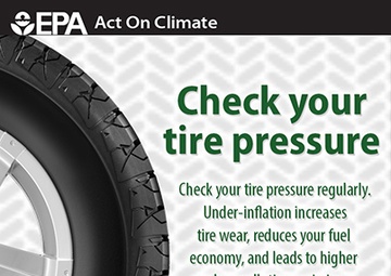 Check your tire pressure