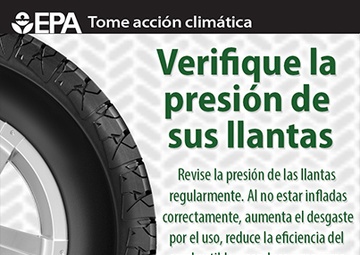Check your tire pressure (Spanish)