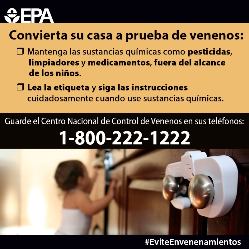Protect your family from household poisons (Spanish)