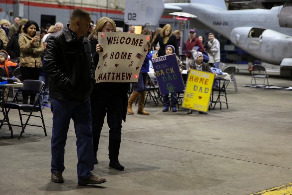 VMM-261 completes mission, returns home