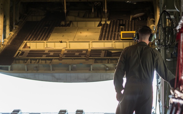 VMGR-252 conducts Aerial Refuel Training