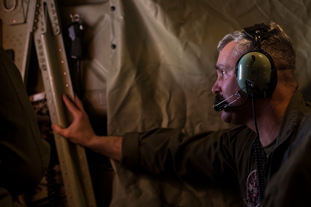 VMGR-252 conducts Aerial Refuel Training