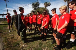 Marine for a day: Temecula soccer team goes behind the scenes with 1st MLG Marines