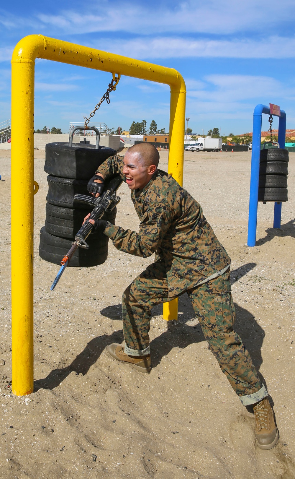 Recruits of Alpha Company tackle two courses back-to-back