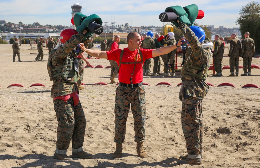 Recruits of Alpha Company tackle two courses back-to-back