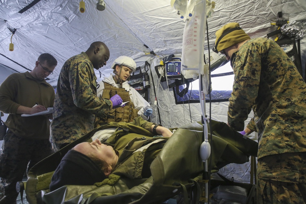 US Shock Trauma Squad simulates combat medical care with Norwegian Army