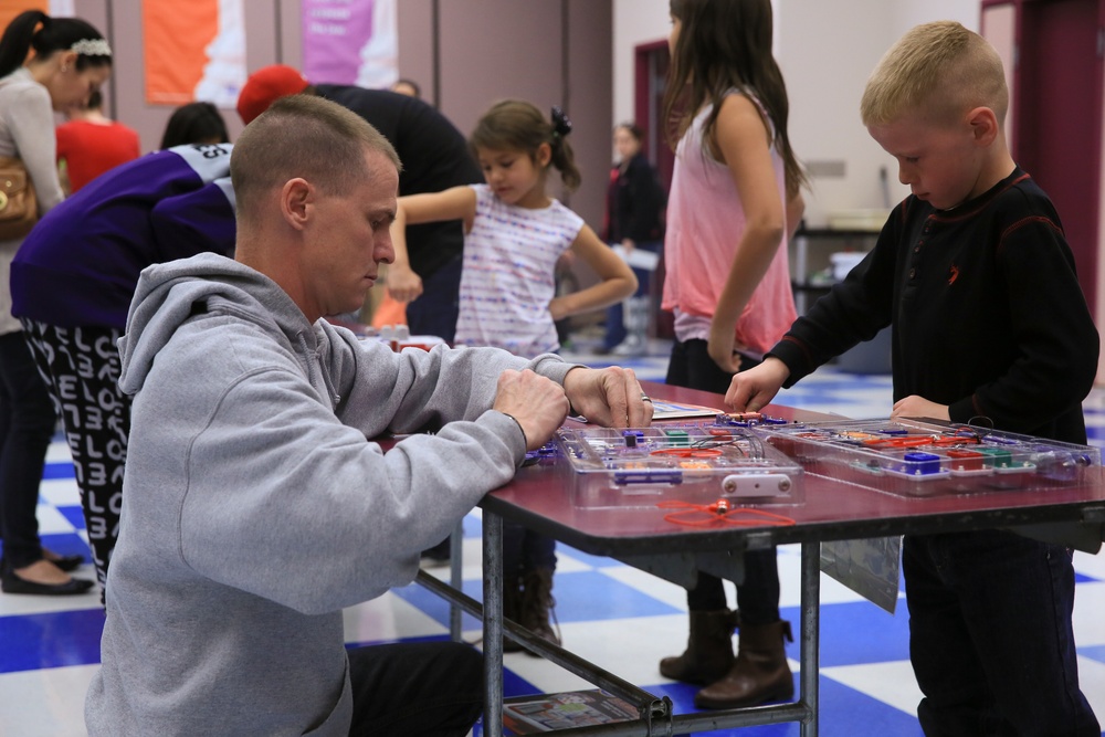 Learning occurs at Condor Elementary Science Night